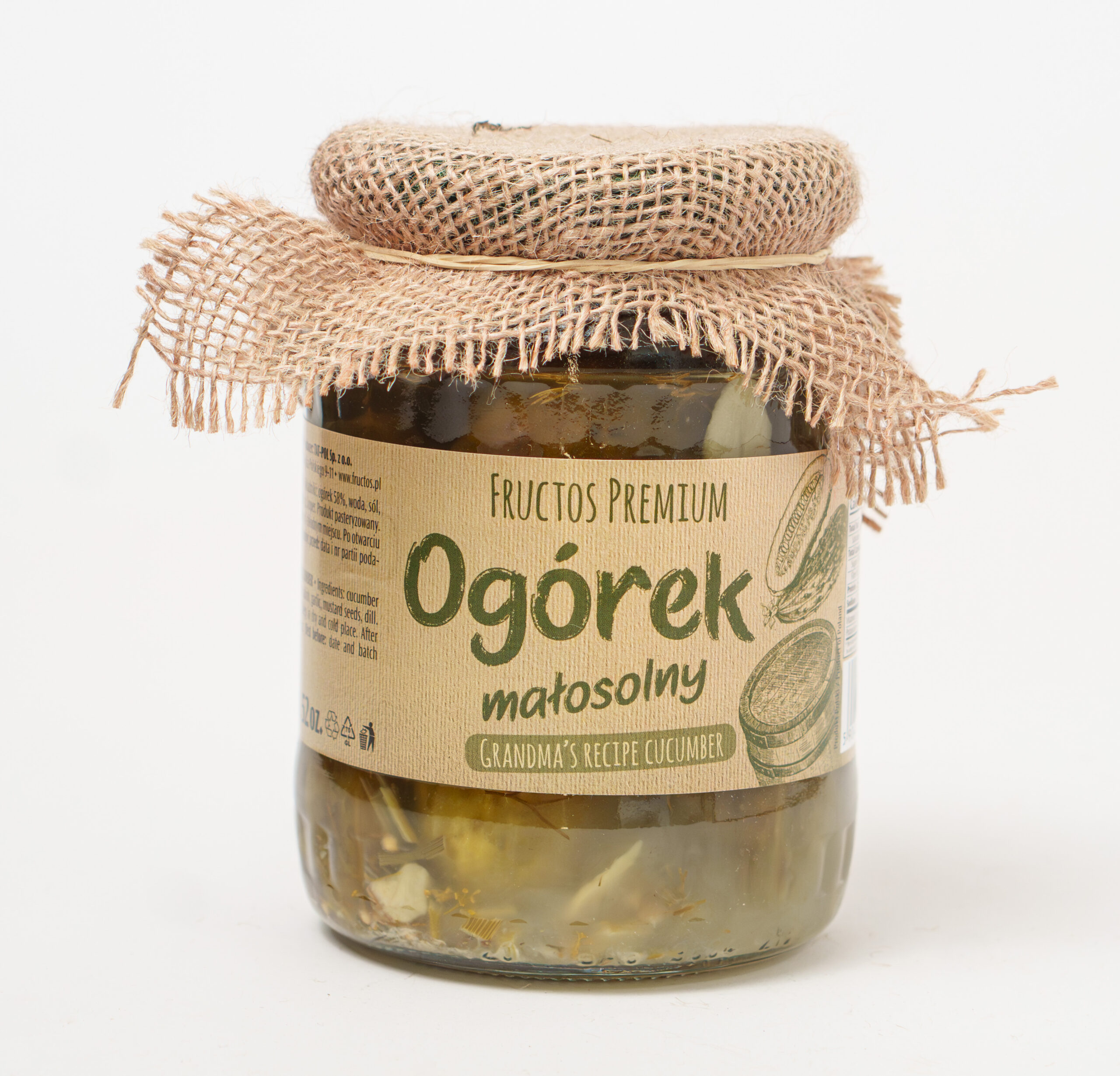 Ogórki małosolne Fructos Natura